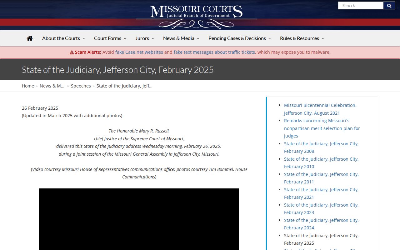 Henry County Urich court records Missouri court system context